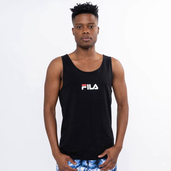 Fila Timmy Men's Tank Top - Black,NZ 53-32401